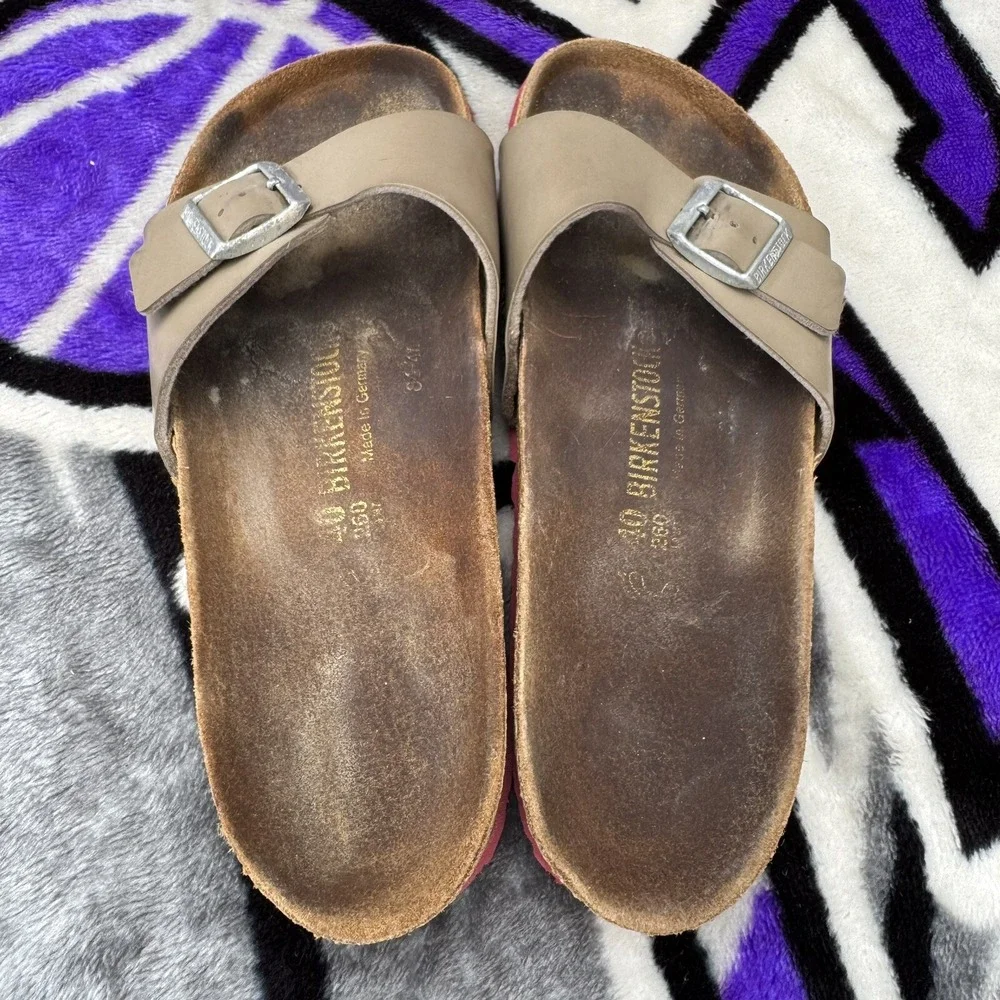Size L9 - Birkenstock AMAZON PB - Classic Madrid‎ BirkoFlor Buckled Single Strap